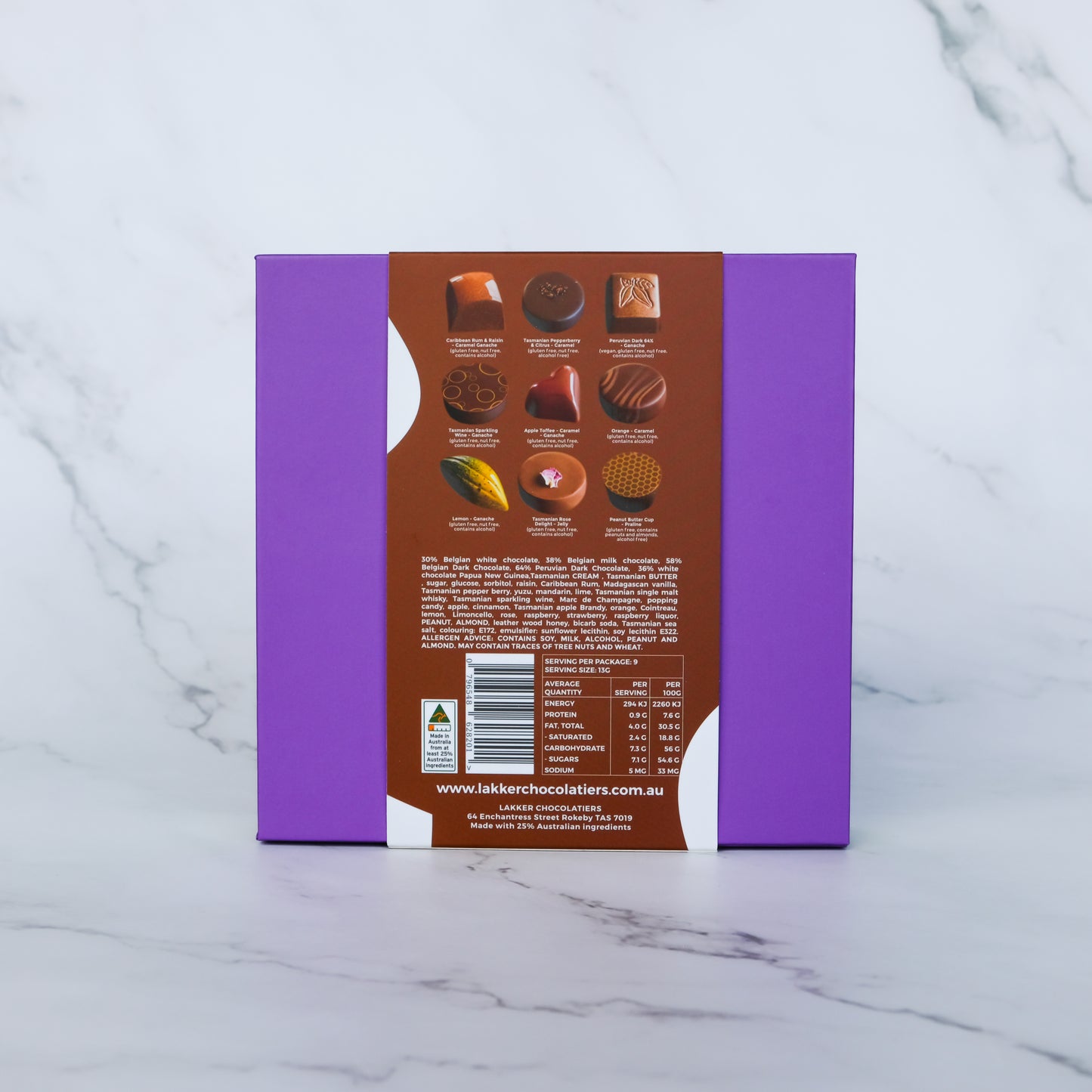 Chocolatier selection box of 9pcs