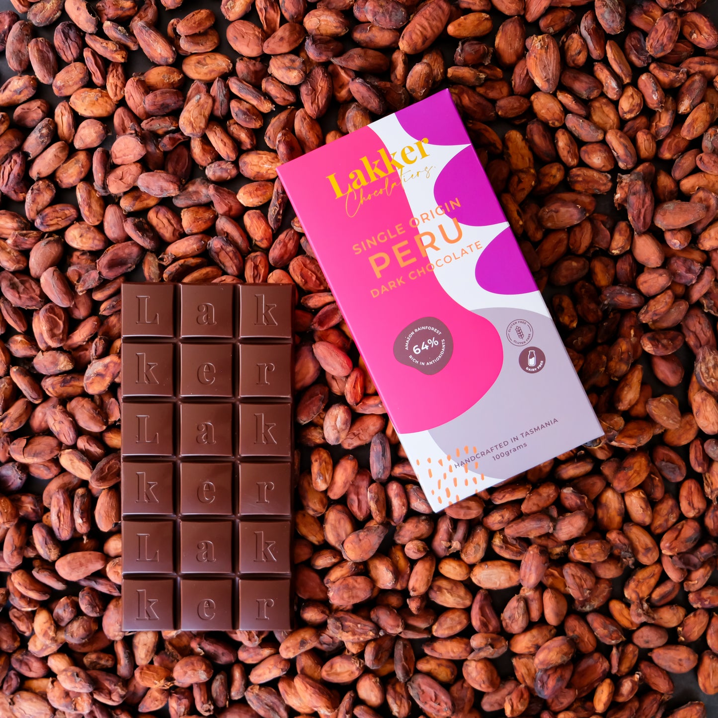 Single Origin 64% PERU Dark Chocolate