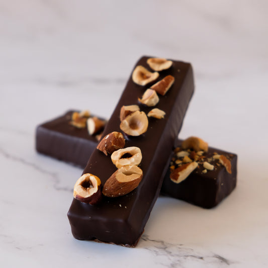 Almond and Hazelnut Nougat Bar