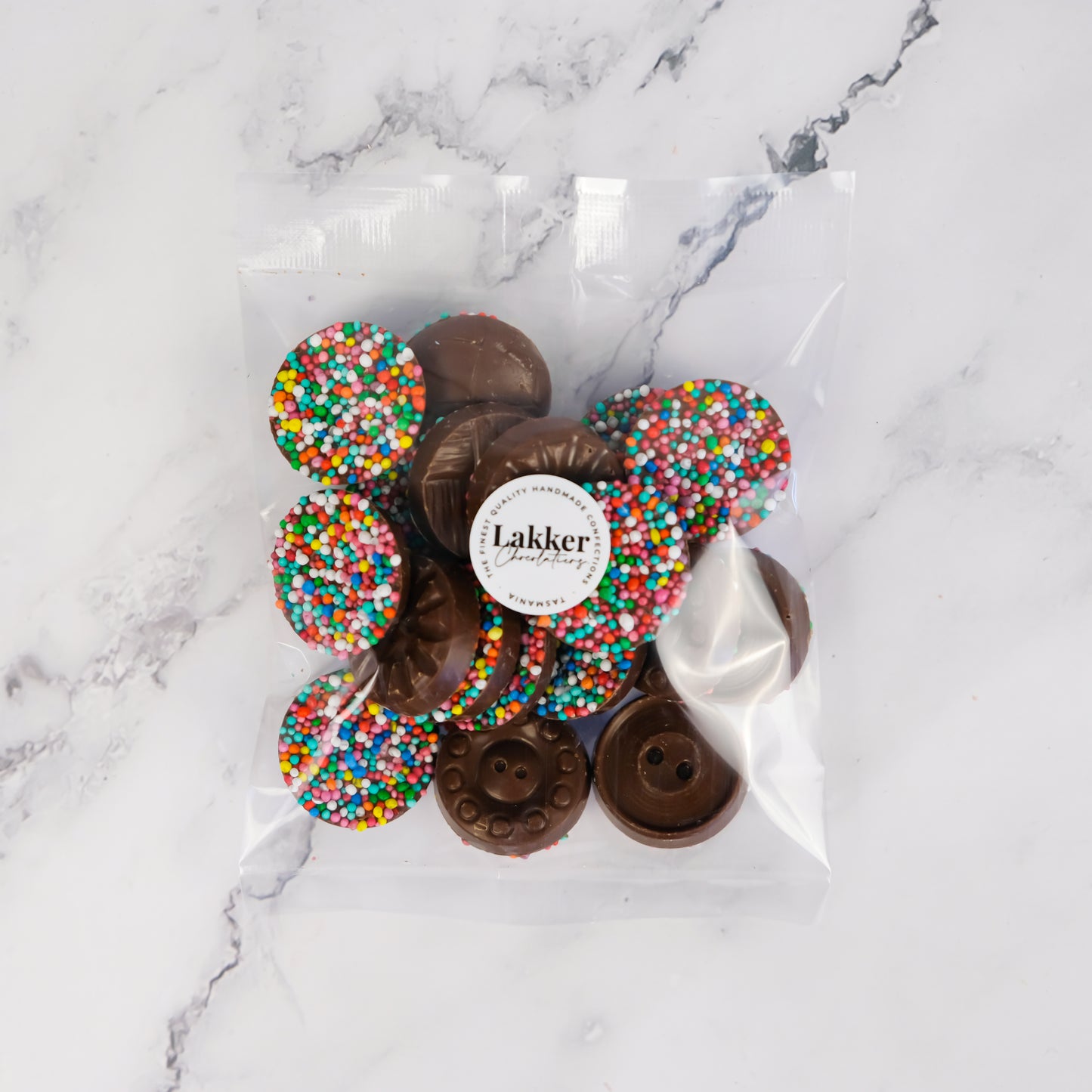 Chocolate buttons