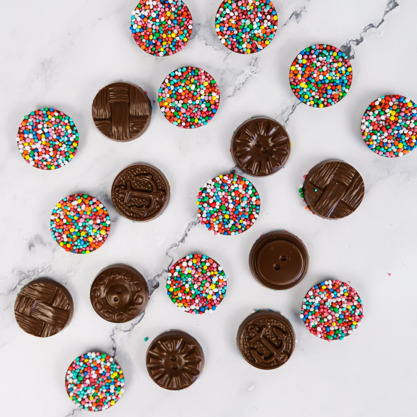Chocolate buttons