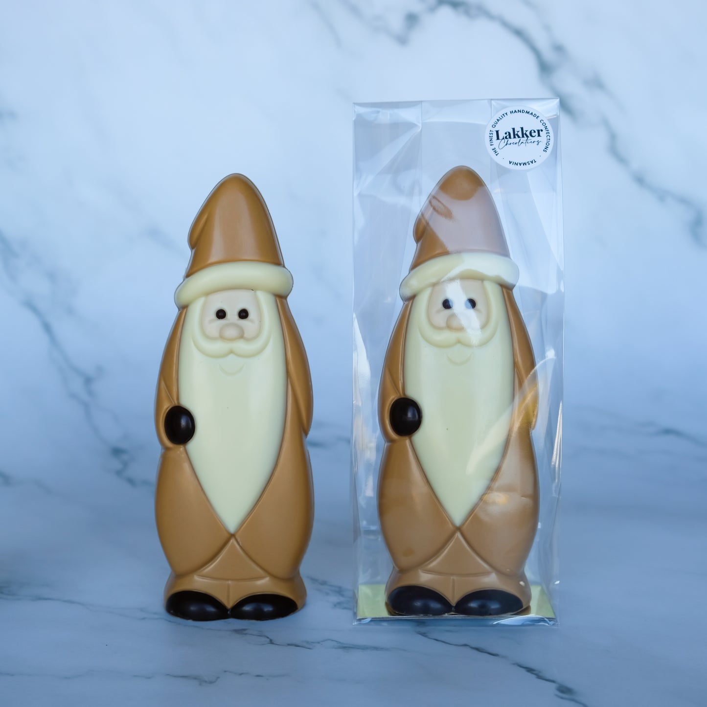 Caramelised White Chocolate Santa