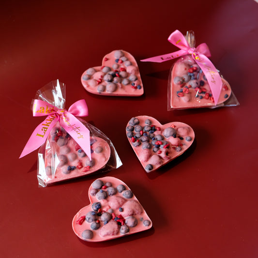 Fruits of the Forest Valentines Day Heart Chocolate Bar